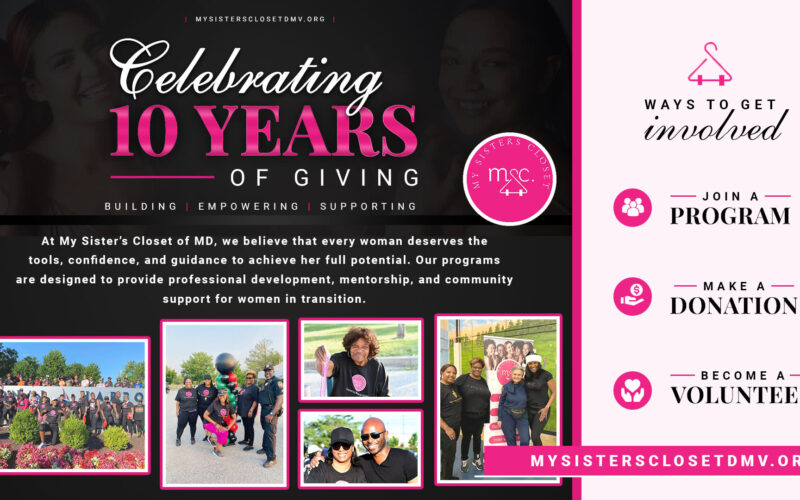 My Sister's Closet 10 Year Celebration Flyer